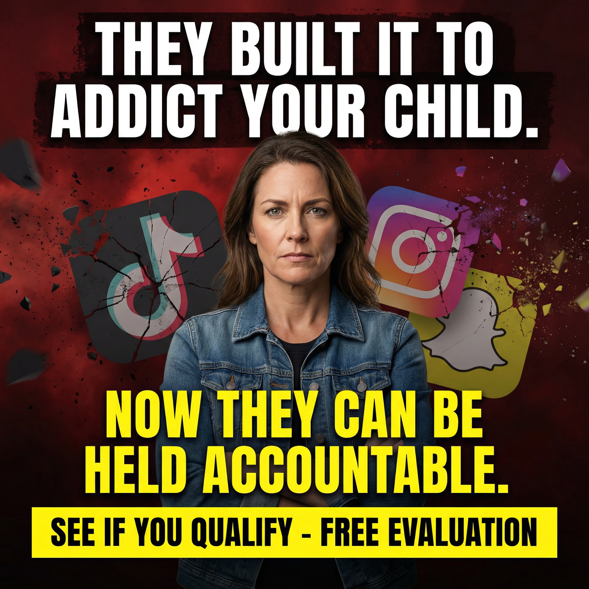 Social Media Addiction Facebook ad: Used Social Media 3+ Hours a Day as a Kid?