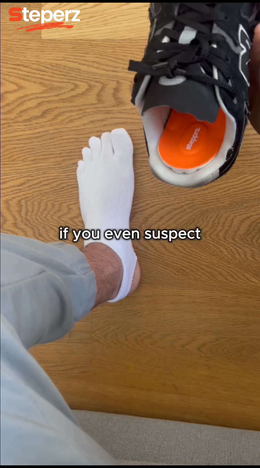 Steperz Facebook ad: All-Day Comfort for Tired Feet