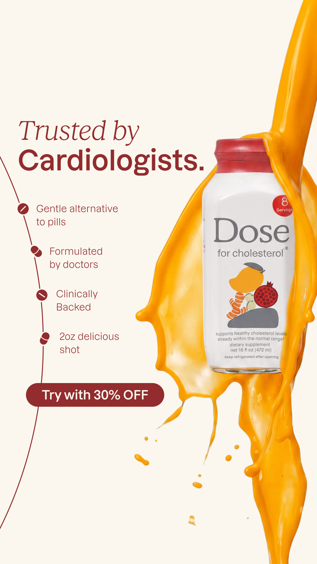 Dose for Cholesterol Facebook ad
