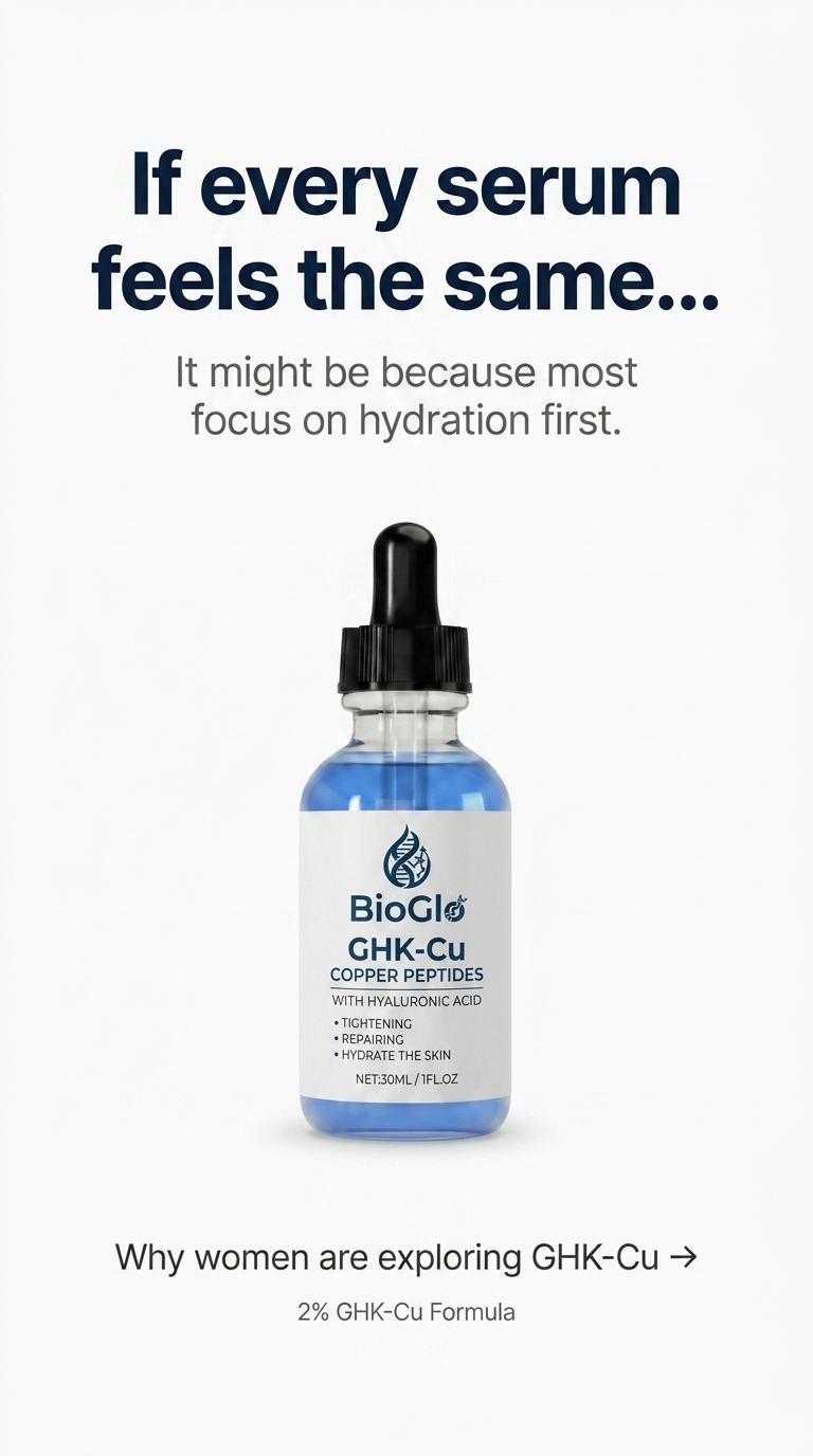 BioGlo Facebook ad from Aug 6, 2026