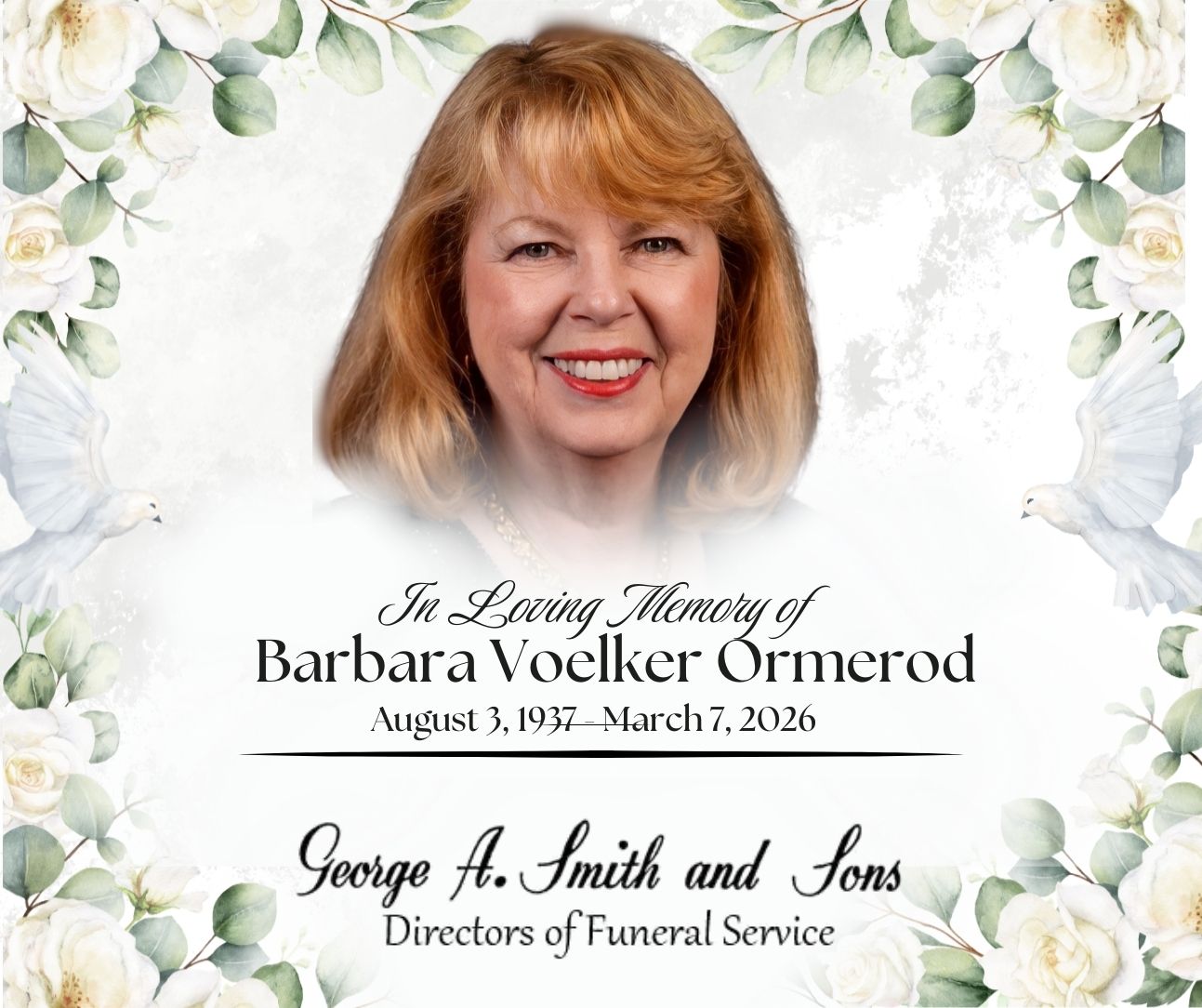 George A. Smith and Sons Funeral Home Facebook ad