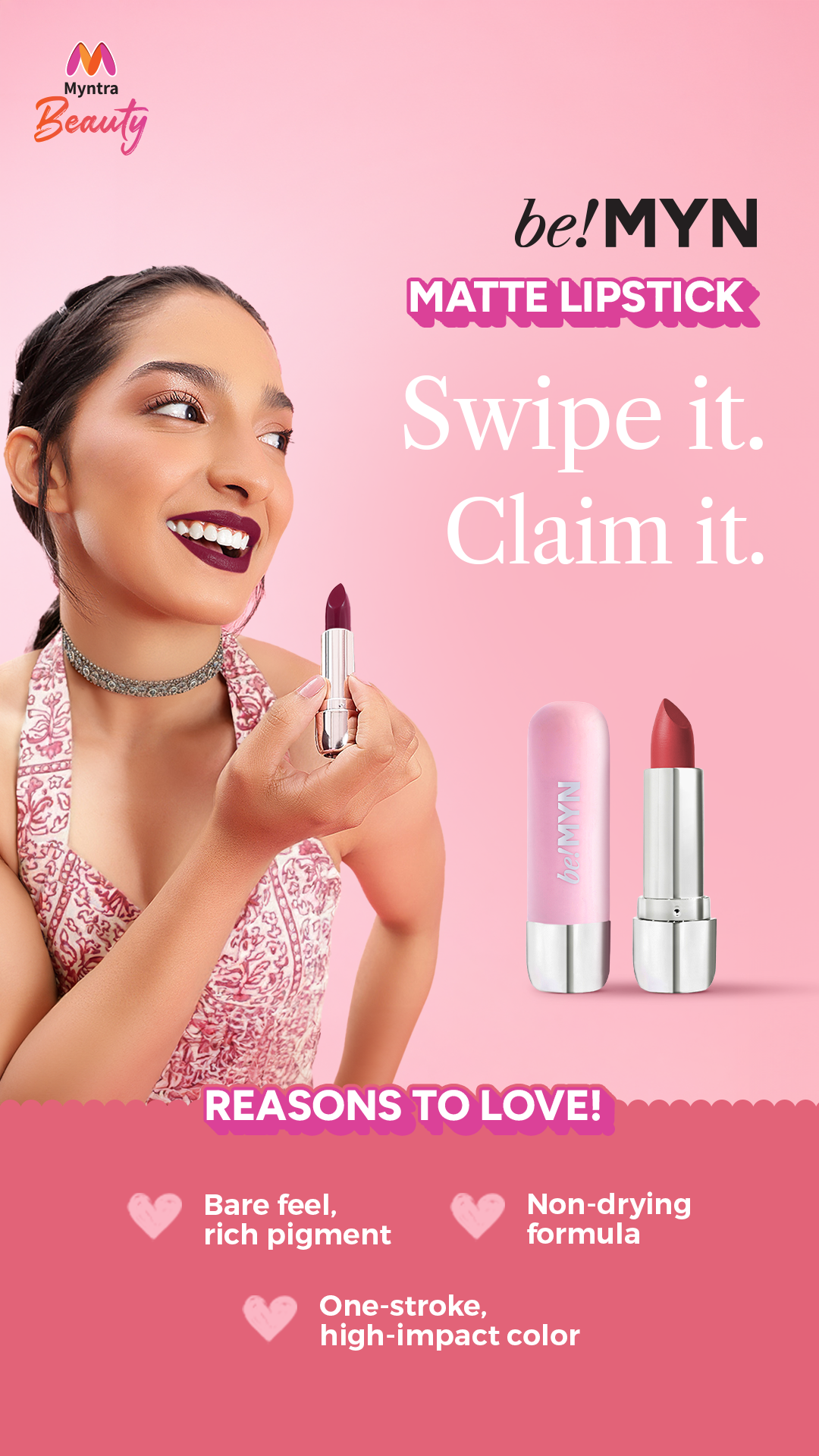 Myntra Beauty Facebook ad