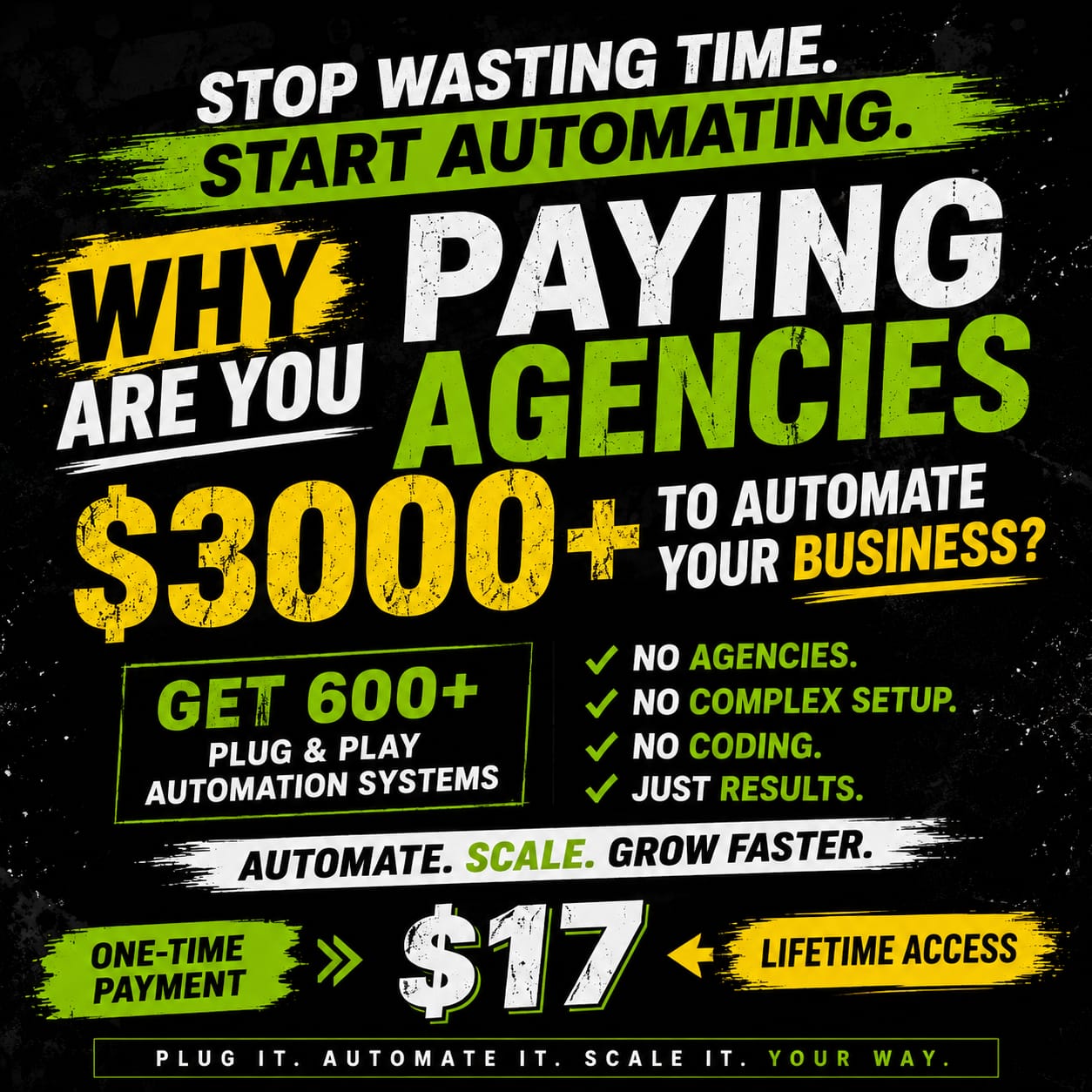 Ai Workflows Vault Facebook ad: Unlock 600+ AI Automation Systems for Just $17