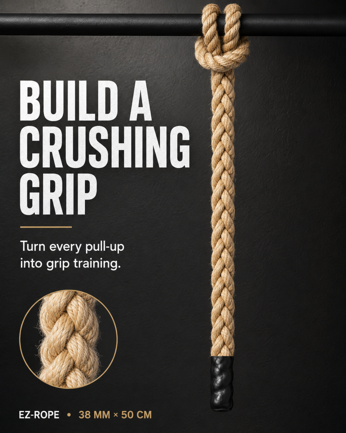 Kensui Facebook ad: EZ-ROPE: Fits most bars and barbells