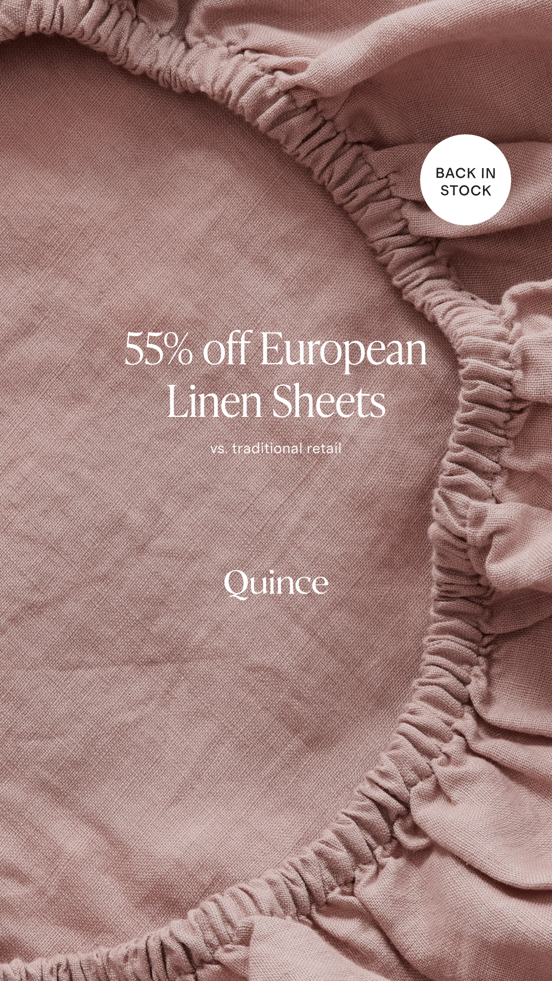 Quince Facebook ad