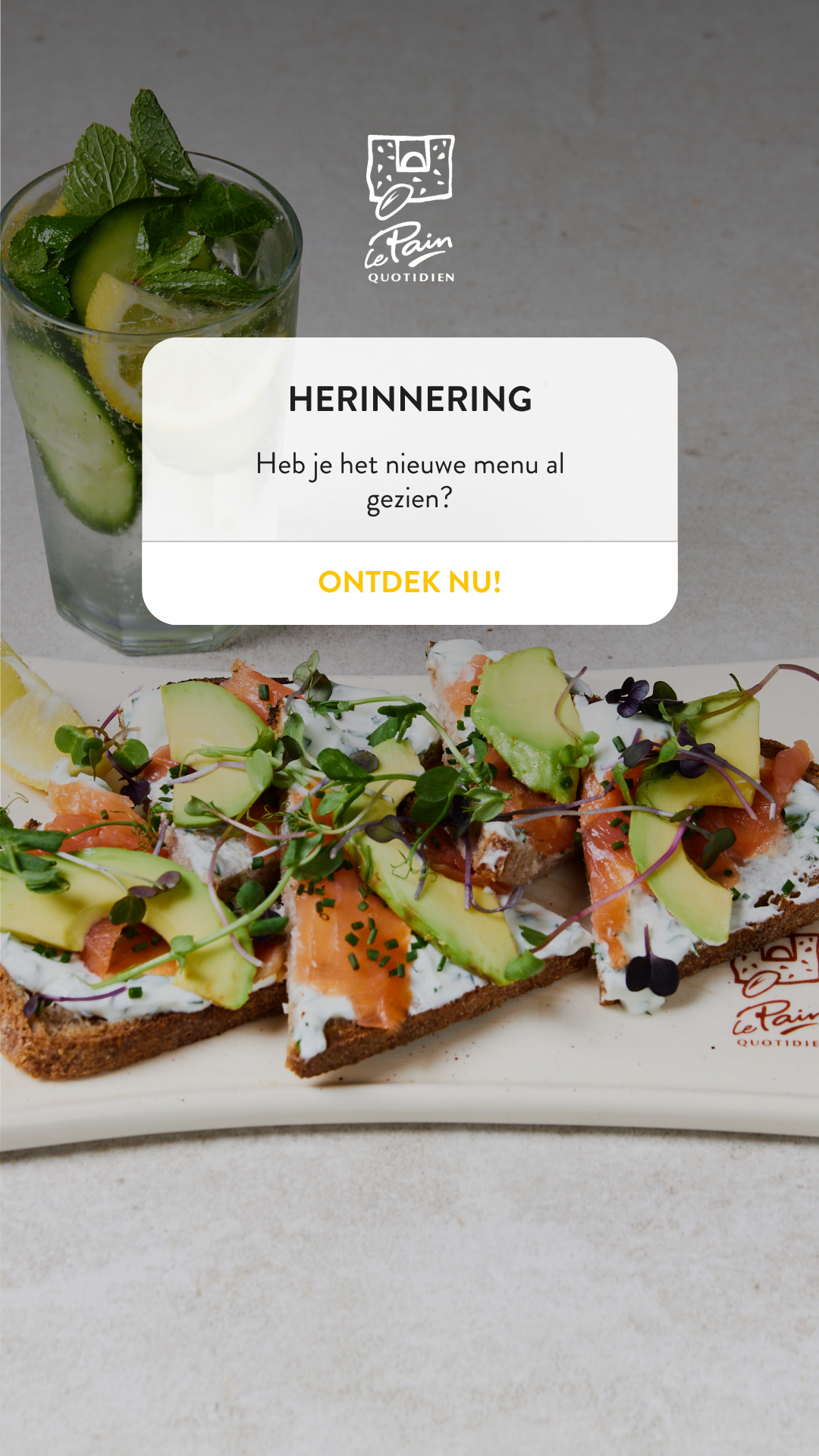 Le Pain Quotidien Belgium Facebook ad from Jun 1, 2026