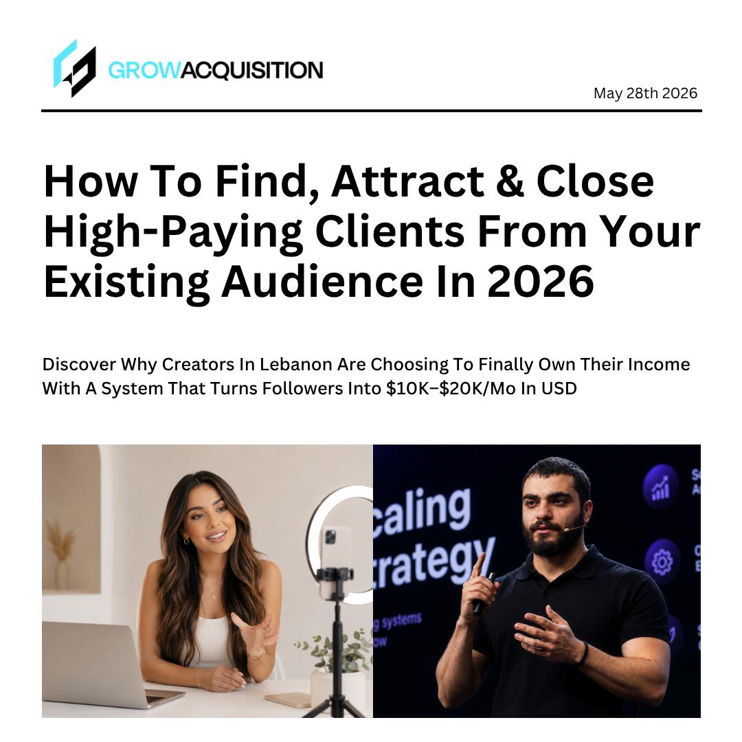 Growacq Facebook ad: The Truth About Making Money Online As A Creator In…