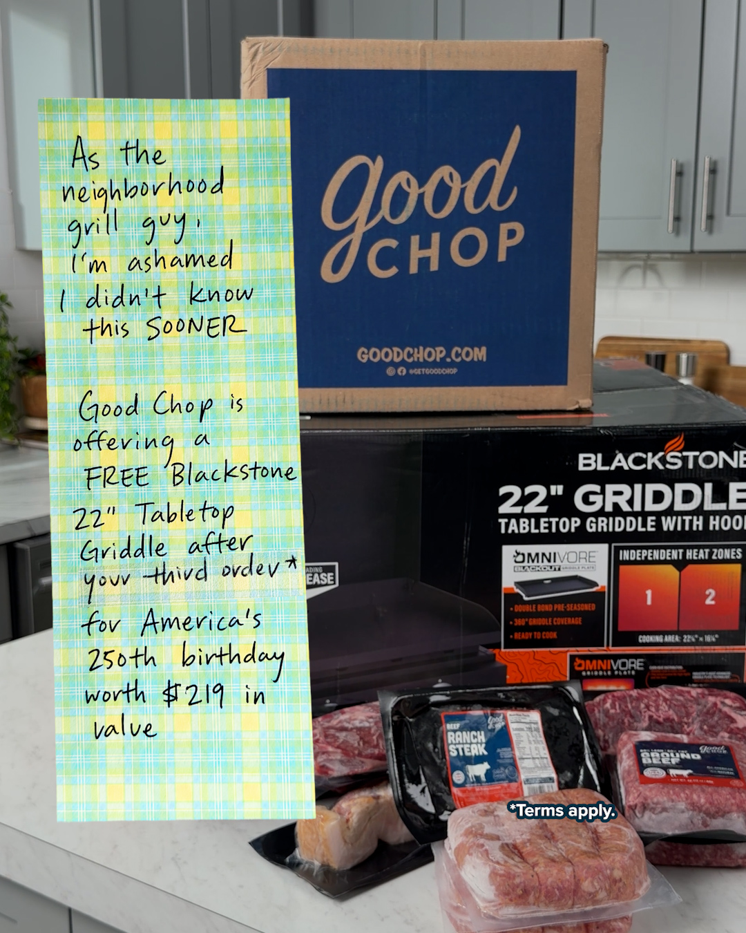 GoodChop Facebook ad