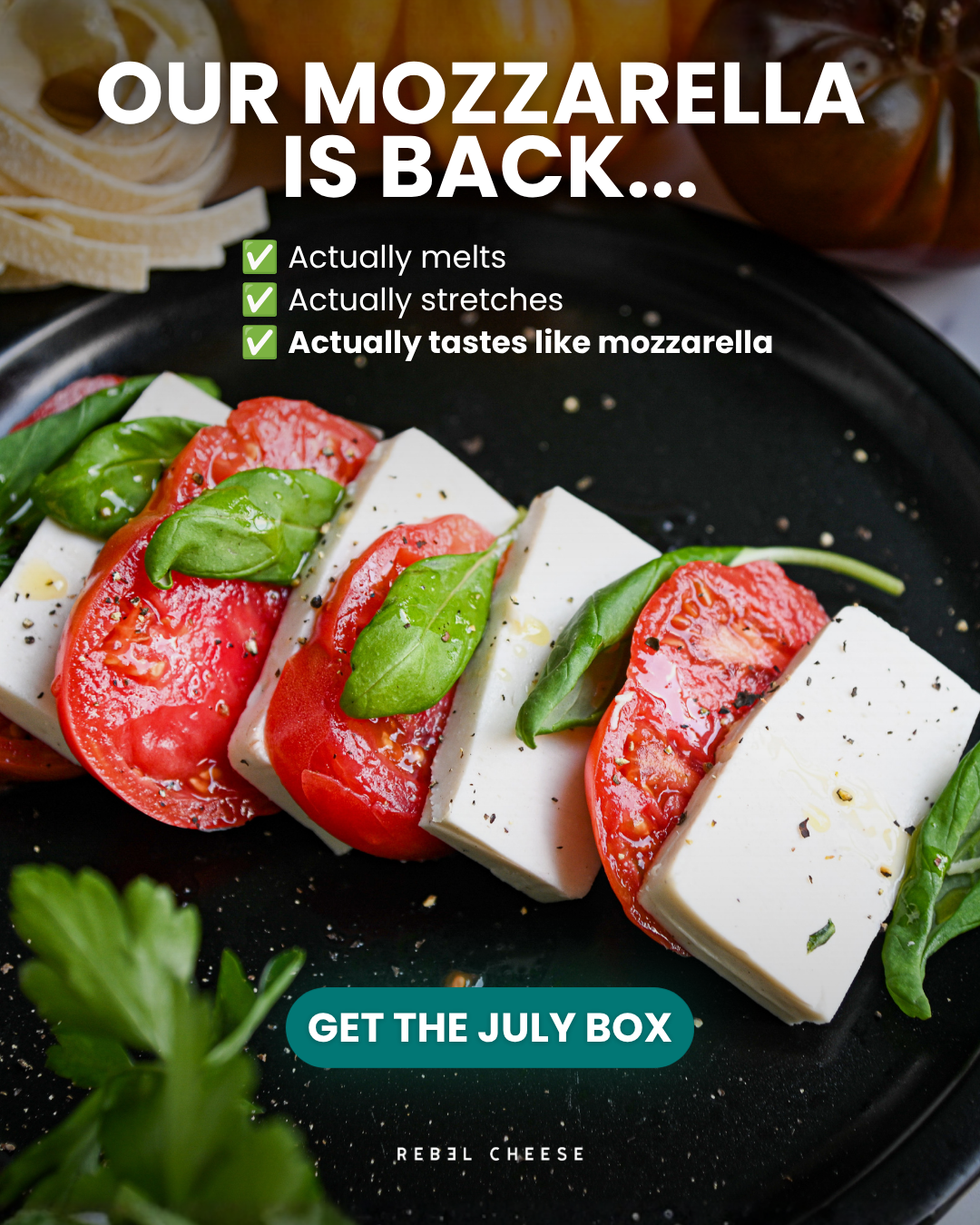 Rebel Cheese Facebook ad
