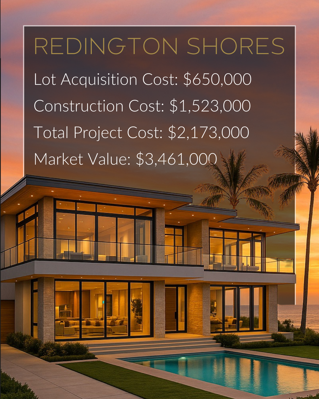 EVIA Partners Facebook ad: 40% Returns from Luxury Redevelopment