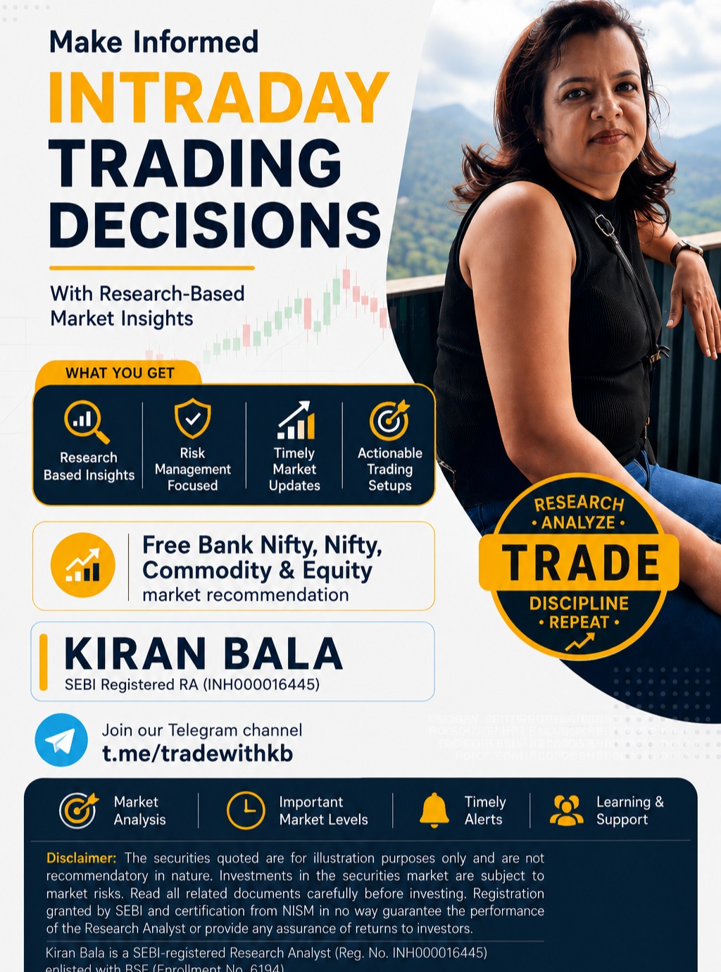 Kb Trading Counseling Facebook ad: INTRADAY TRADING DECISIONS