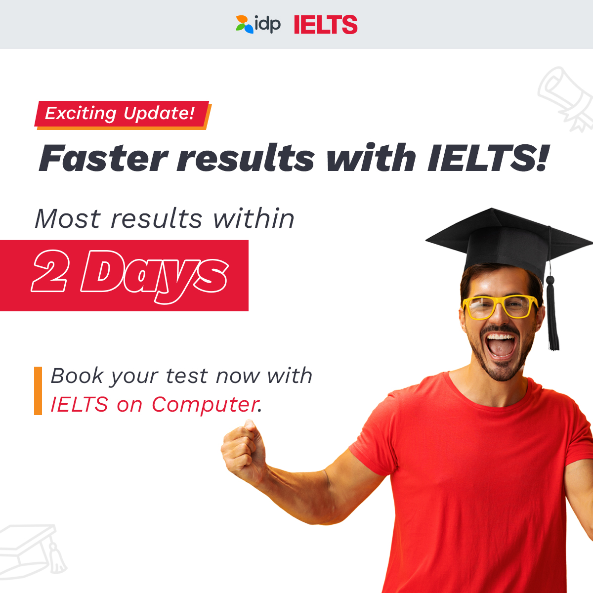 IELTS Essentials from IDP Facebook ad