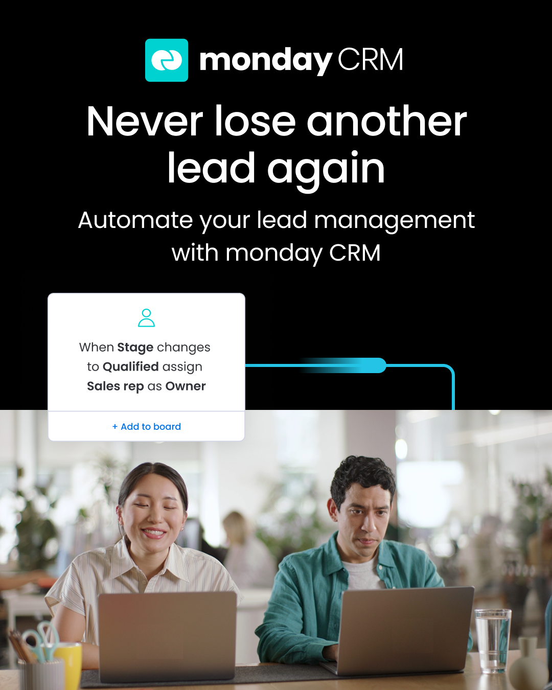 monday CRM Facebook ad