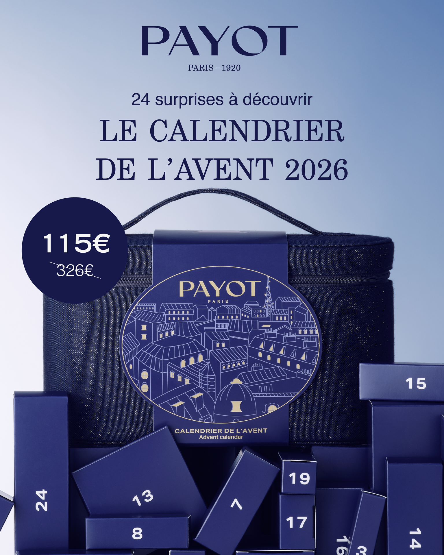 PAYOT Facebook ad: Le calendrier de l'avent est arrivé!