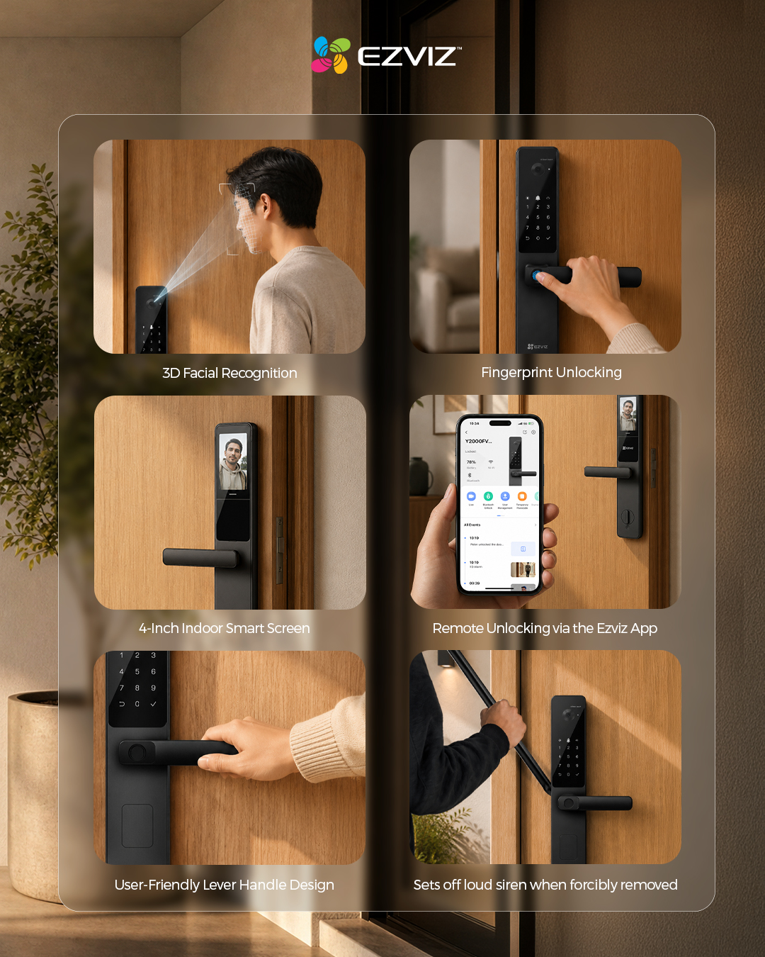 EZVIZ MENA Facebook ad: Your Face is Your Key!
