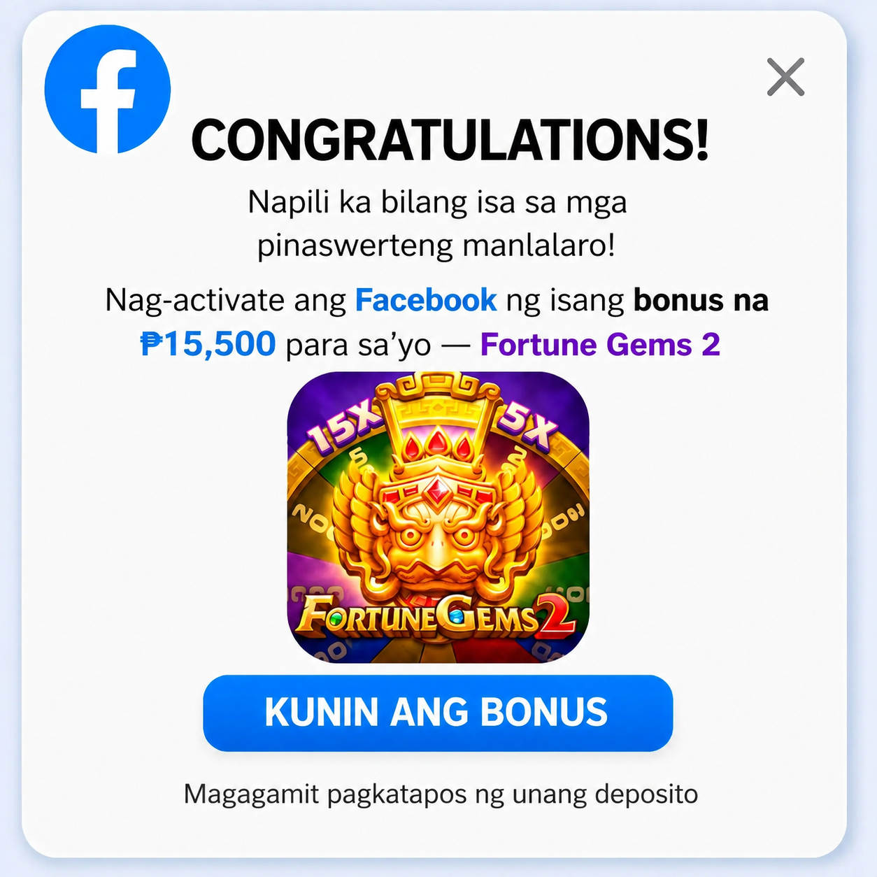 Juan Juarez Facebook ad from Aug 2, 2026
