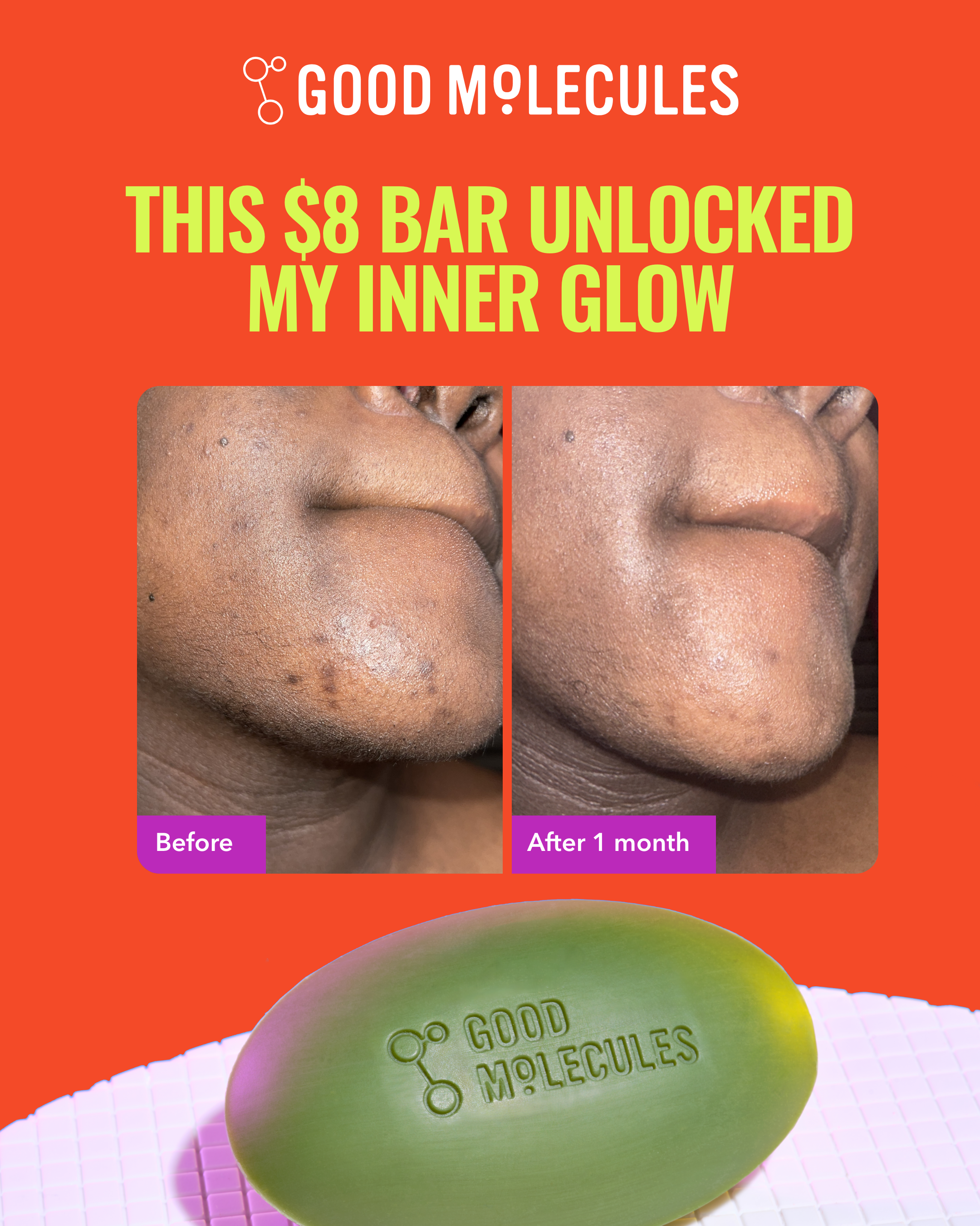 Good Molecules Facebook ad