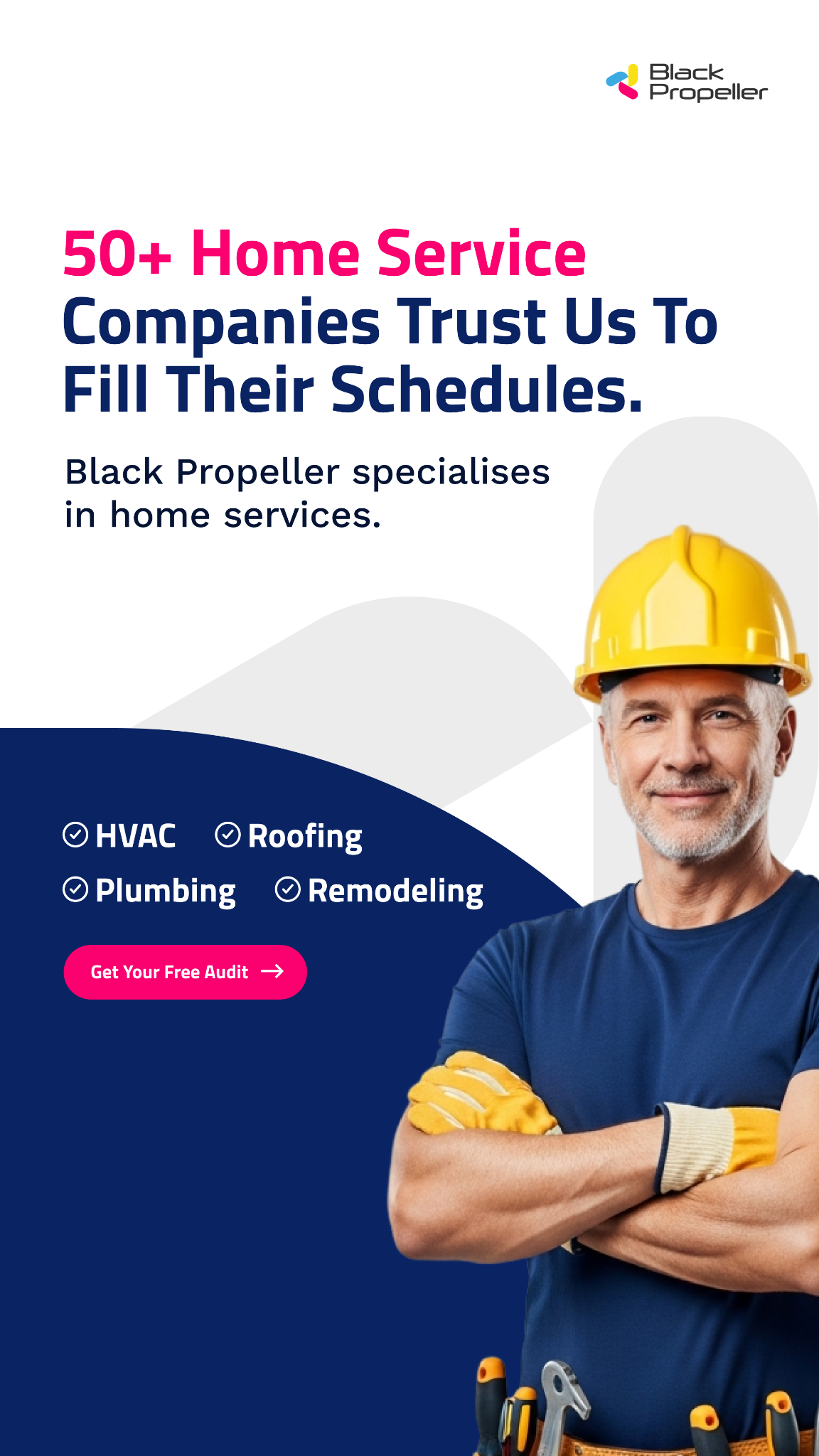 Black Propeller Facebook ad