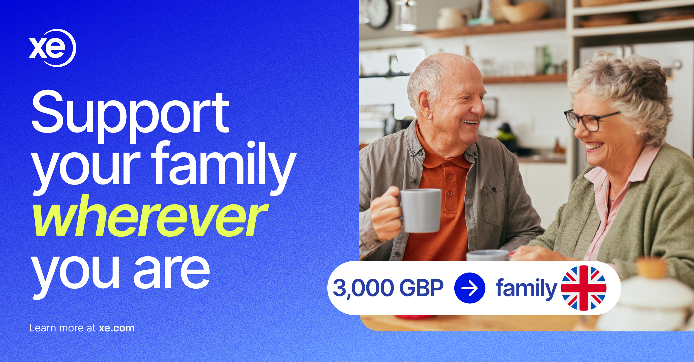 XE.com Facebook ad