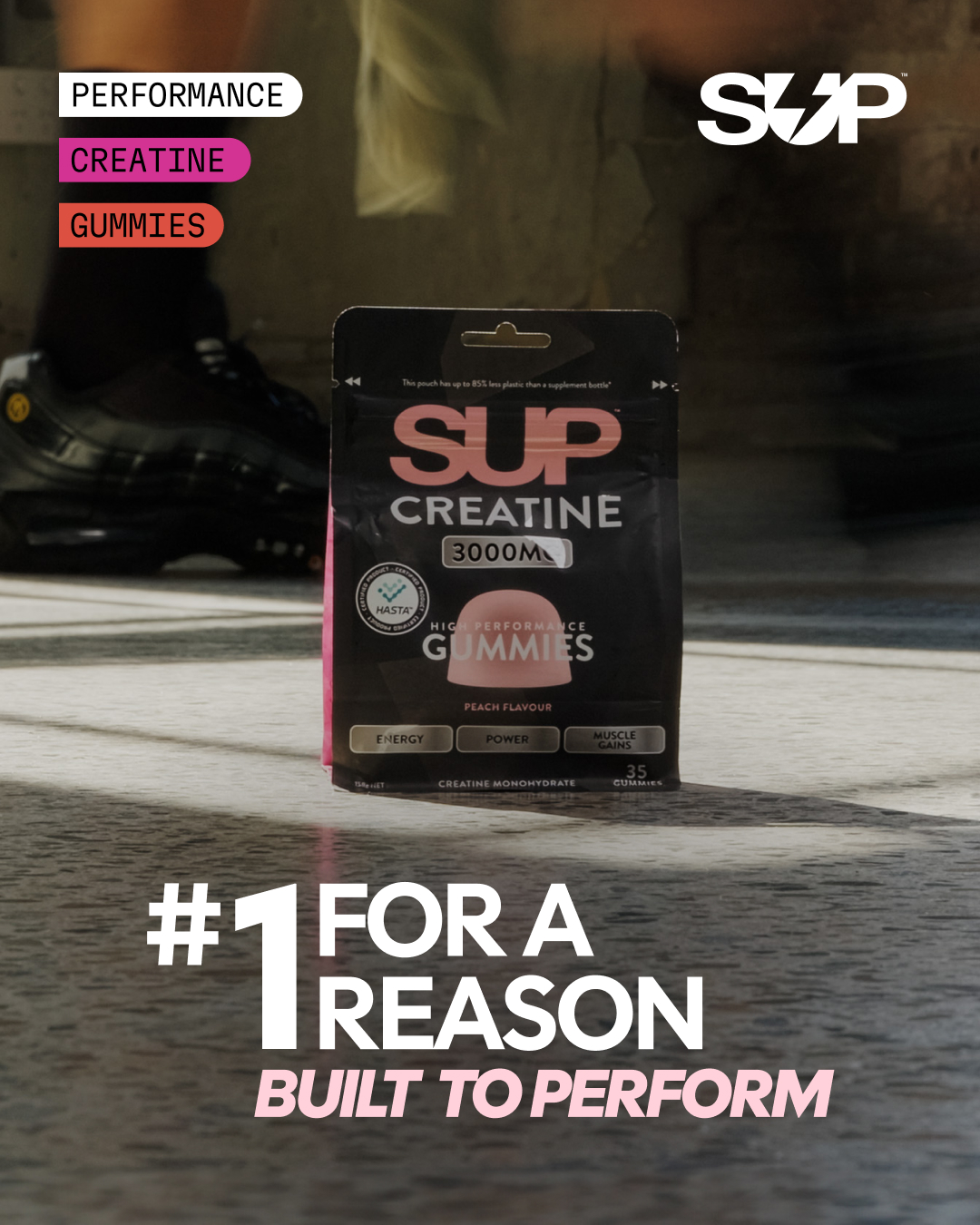 SUP Supplements Facebook ad: Not all gummies are equal.