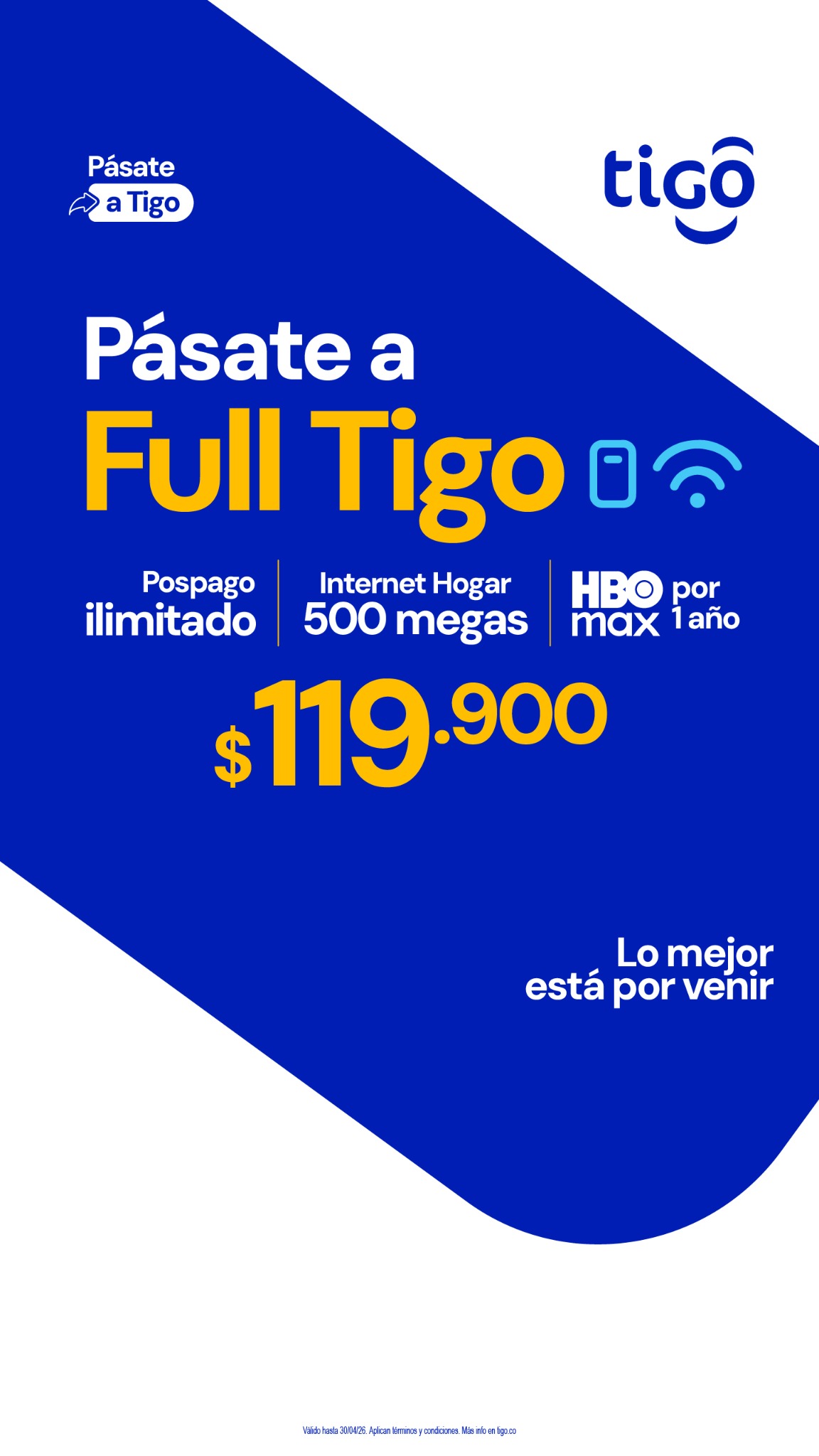 Tigo Colombia Facebook ad