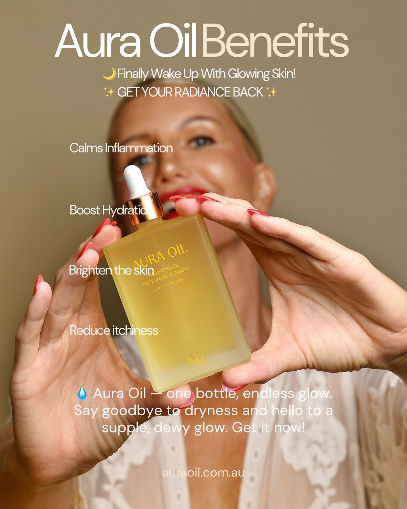 AuraOil Facebook ad: Aura Oil