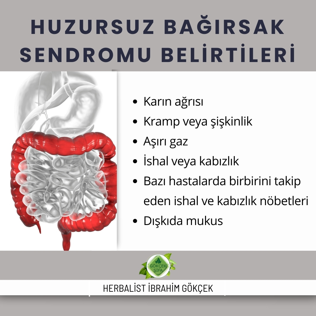 İbrahim Gökçek Facebook ad: HUZURSUZ BAĞIRSAK SENDROMU BELİRTİLERİ