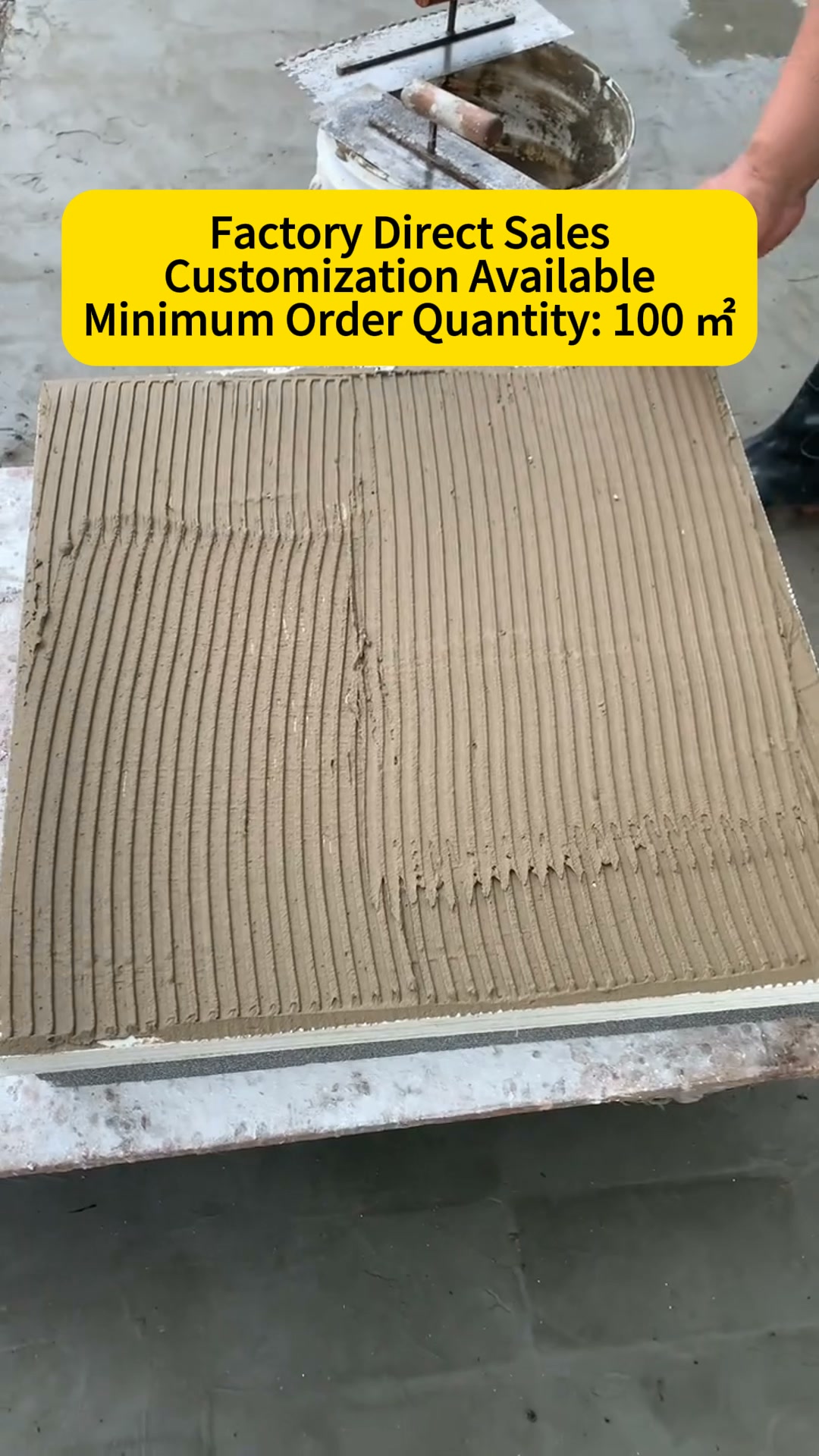 Huanxing mortar manufacturer Facebook ad: Flexible Stone Veneer | Lightweight, Bendable & Realistic