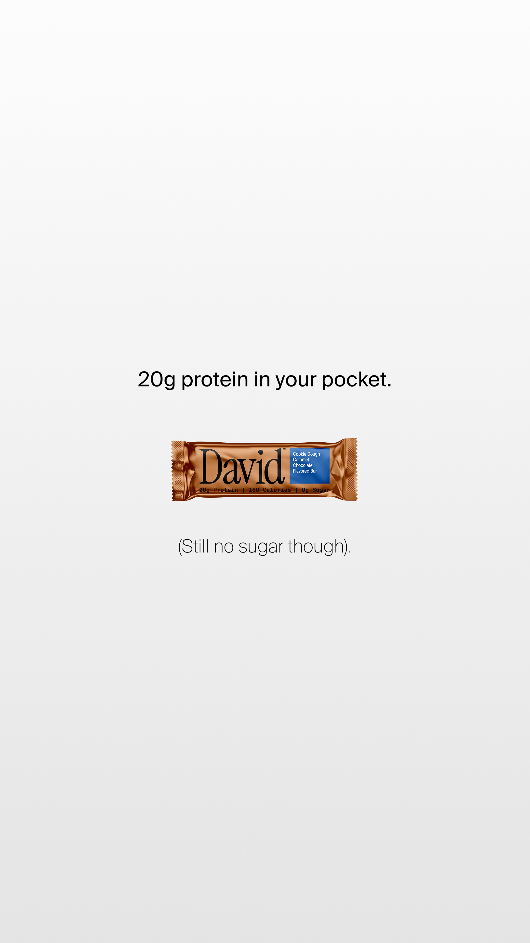 David Protein Facebook ad