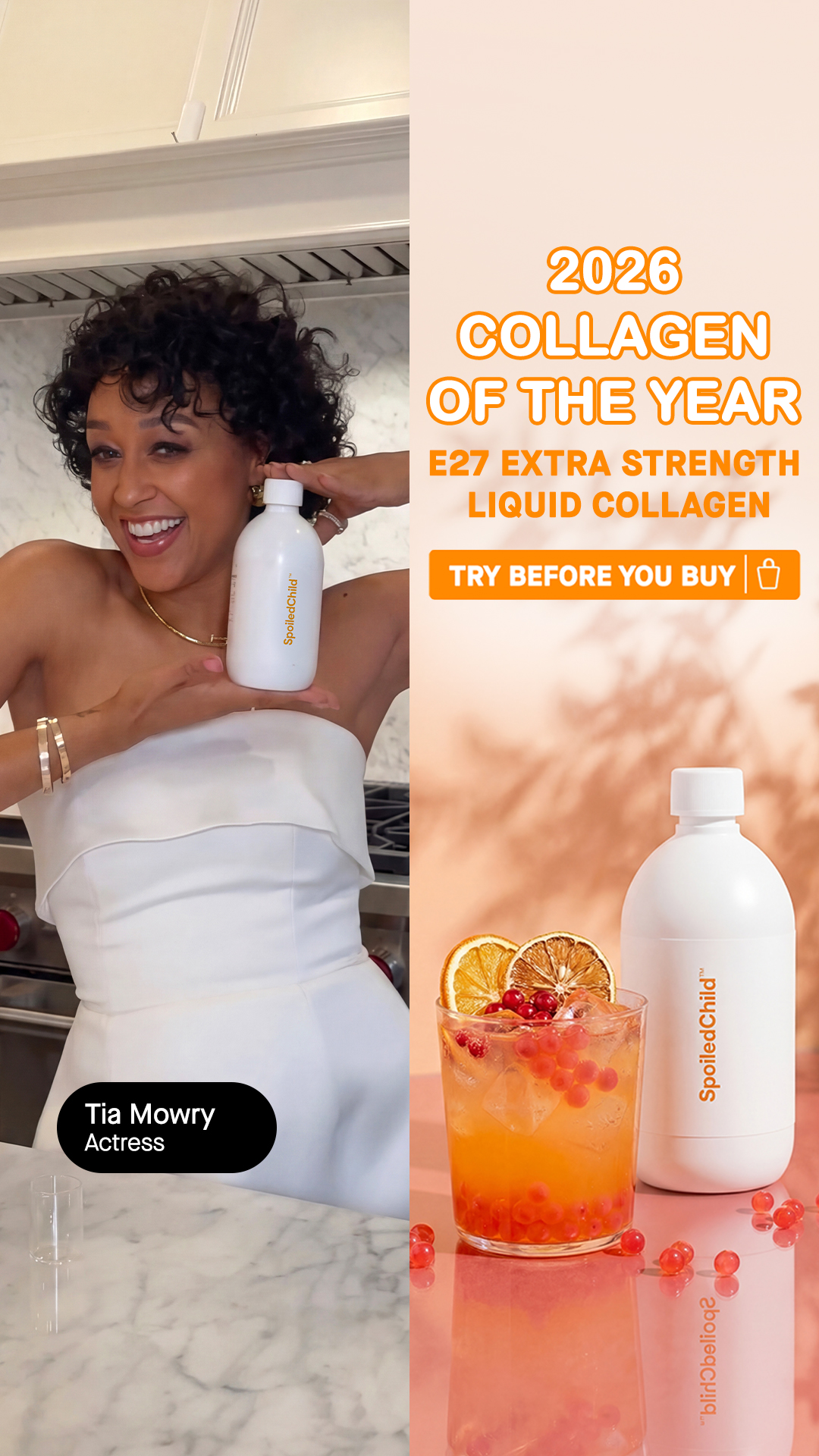 Tia Mowry Facebook ad