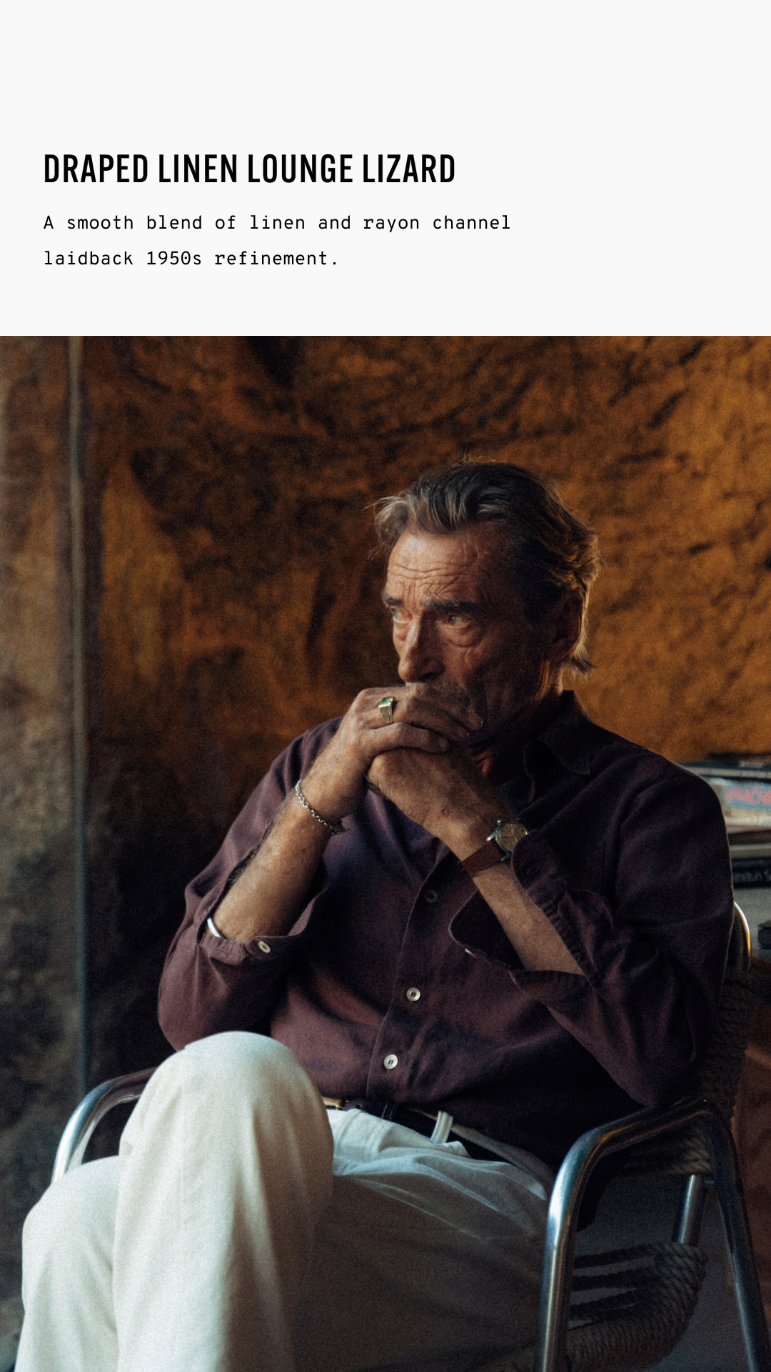 Buck Mason Facebook ad