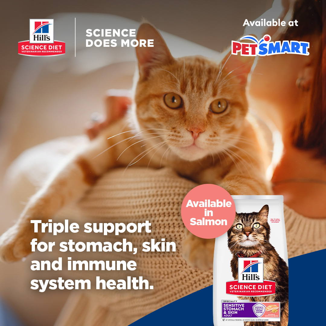 PetSmart Facebook ad: Sensitive Stomach & Skin