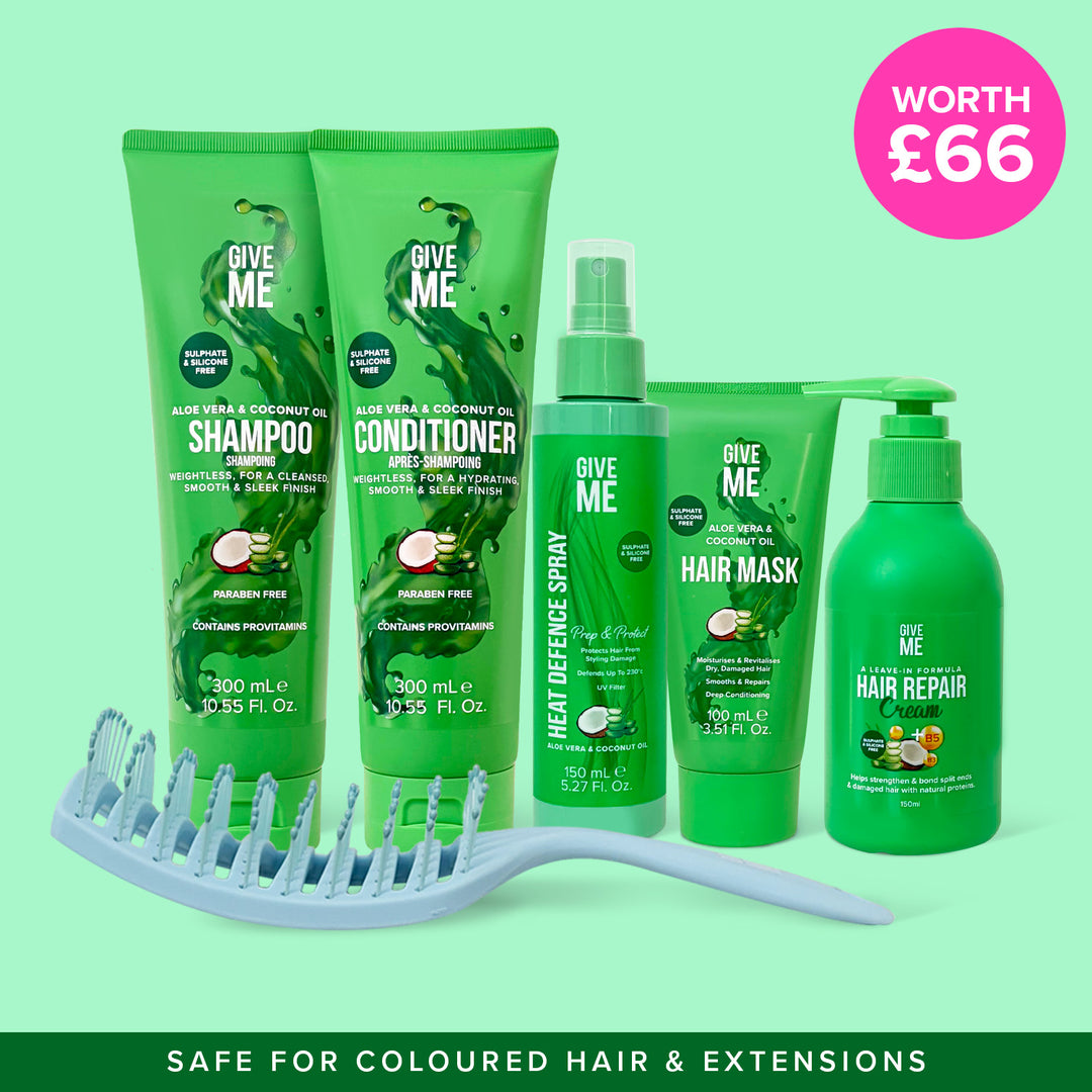 Give Me Cosmetics Facebook ad: HALF PRICE Hair Care!