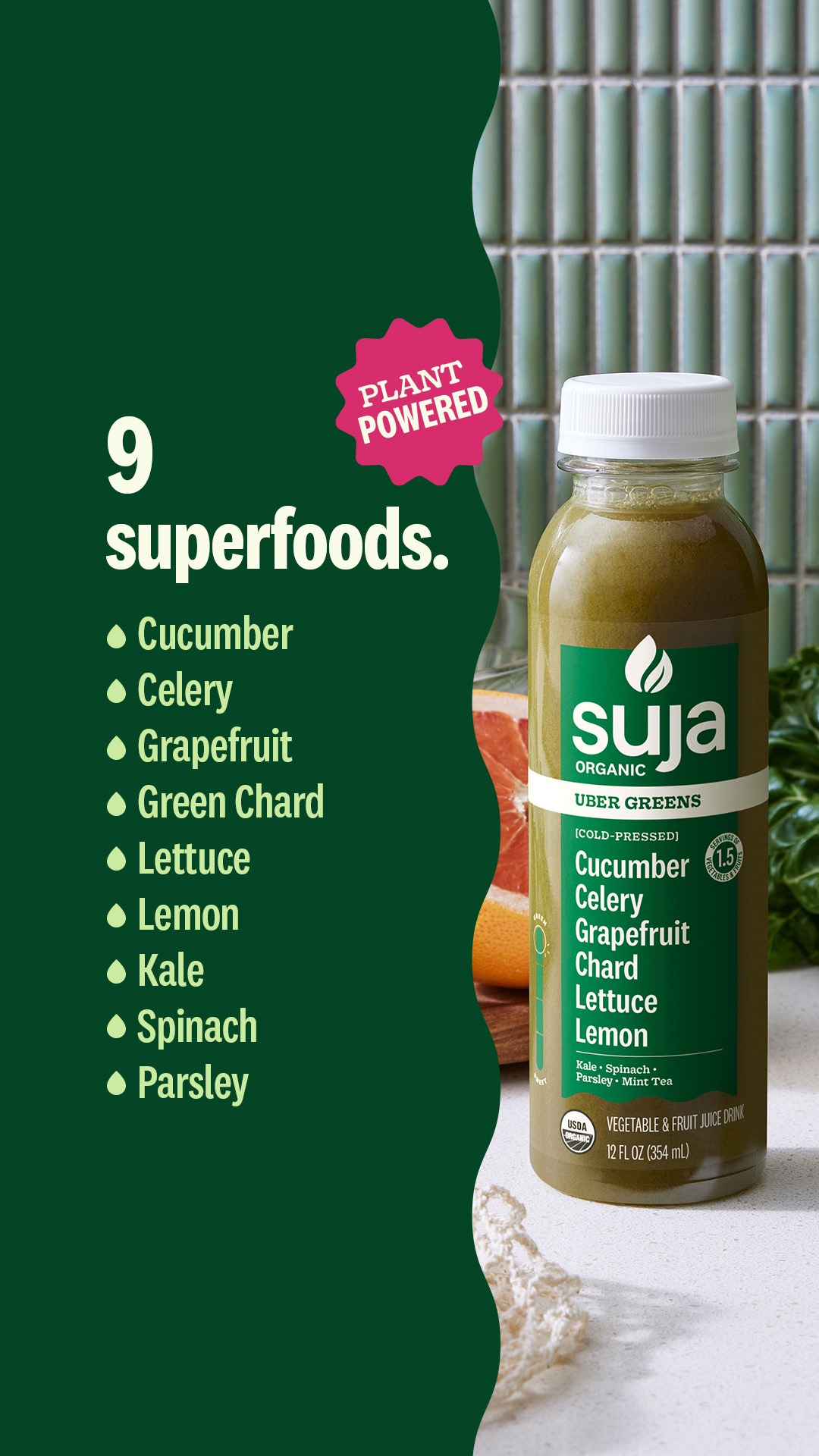 SUJA Organic Facebook ad