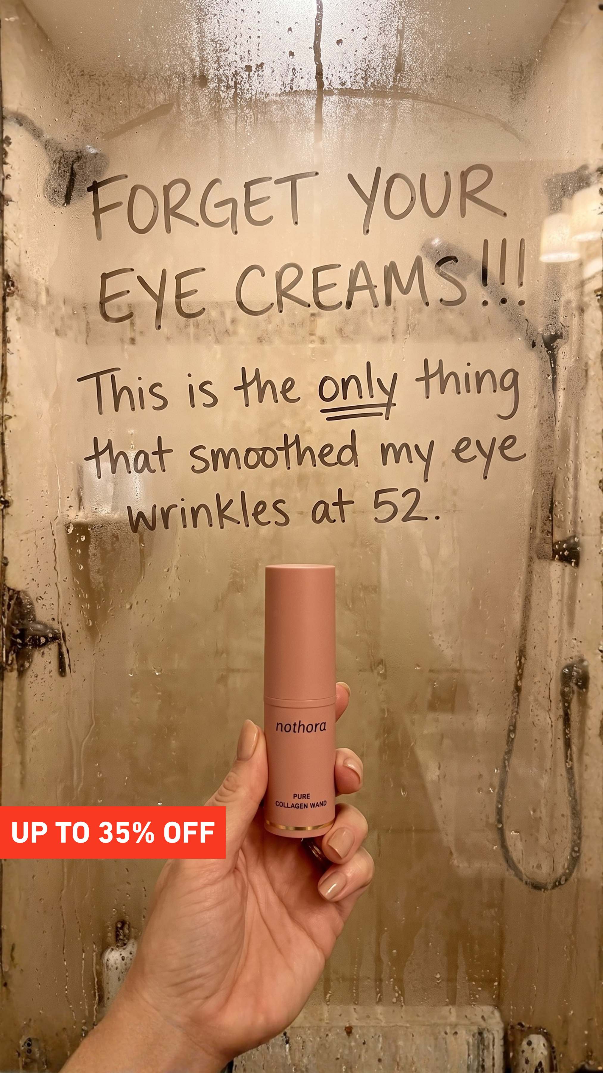 Nothora Facebook ad: The Best Solution for Eye Wrinkles