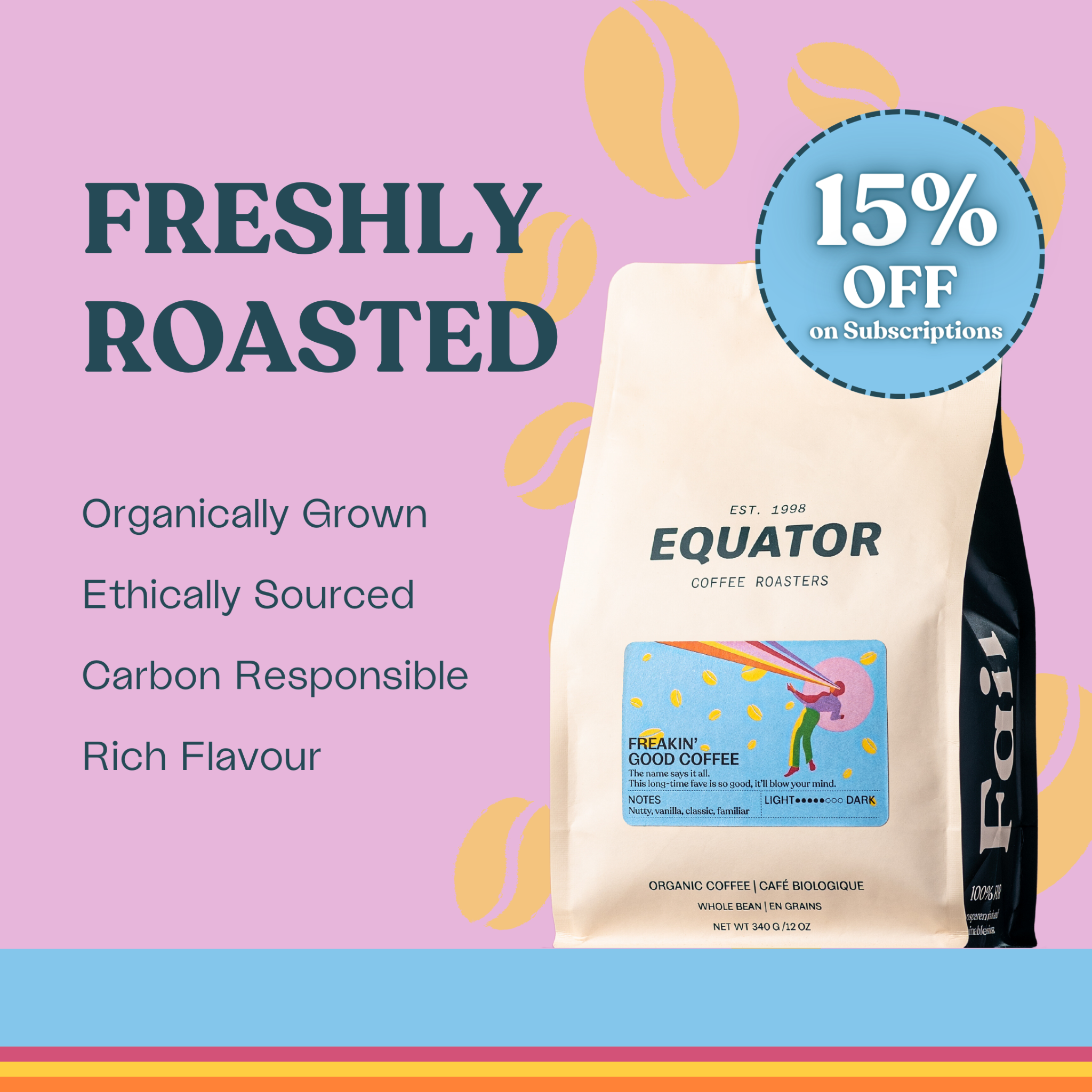 Equator Coffee Roasters Facebook ad