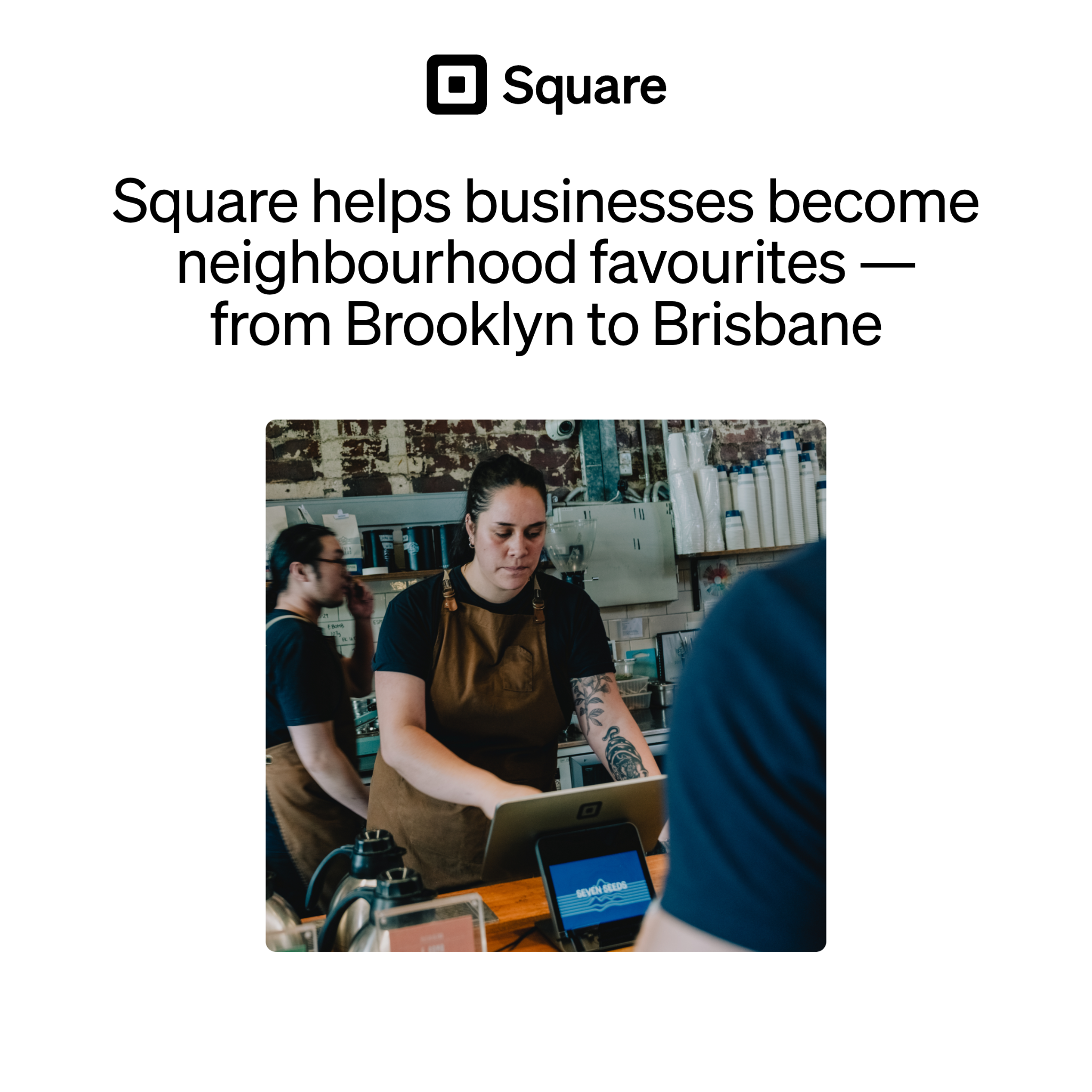 Square Facebook ad