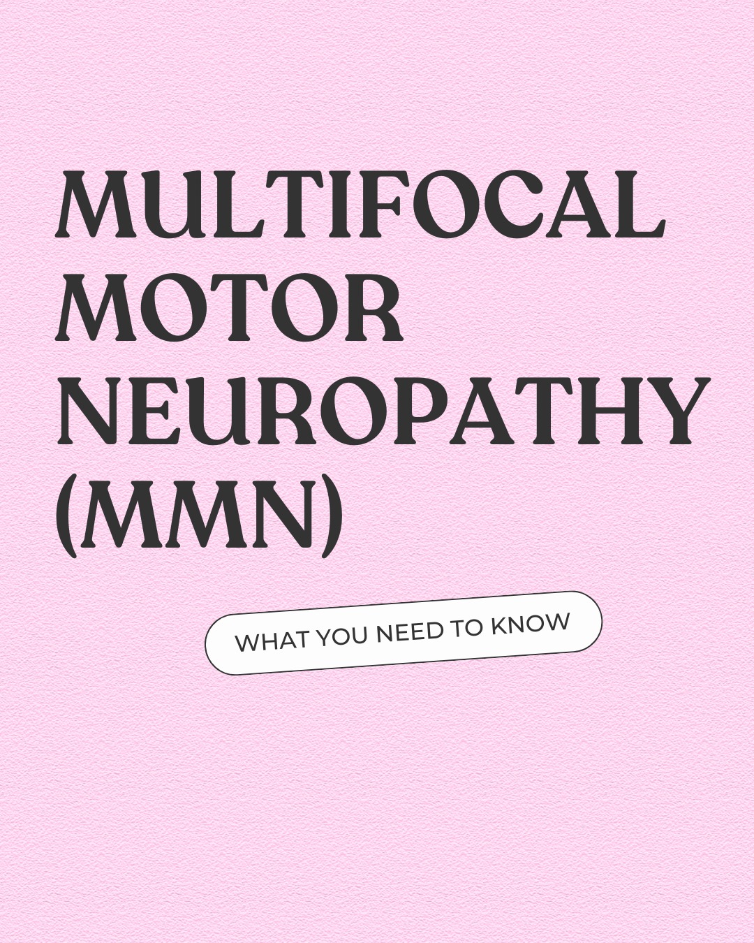 Patient Worthy Facebook ad: Multifocal motor neuropathy (MMN) is a rare neurological…