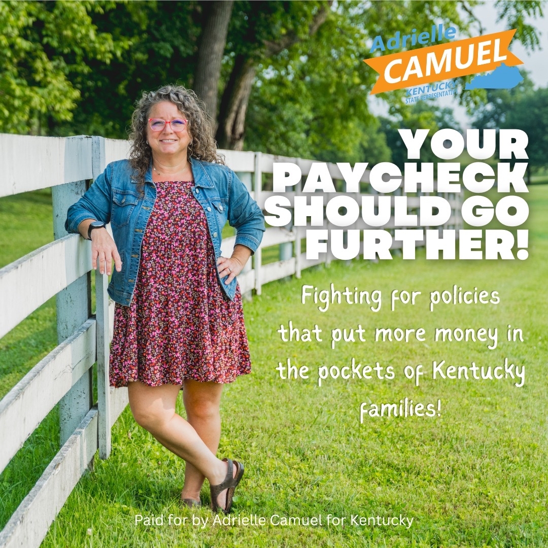 Adrielle Camuel for Kentucky Facebook ad: Making Kentucky More Affordable