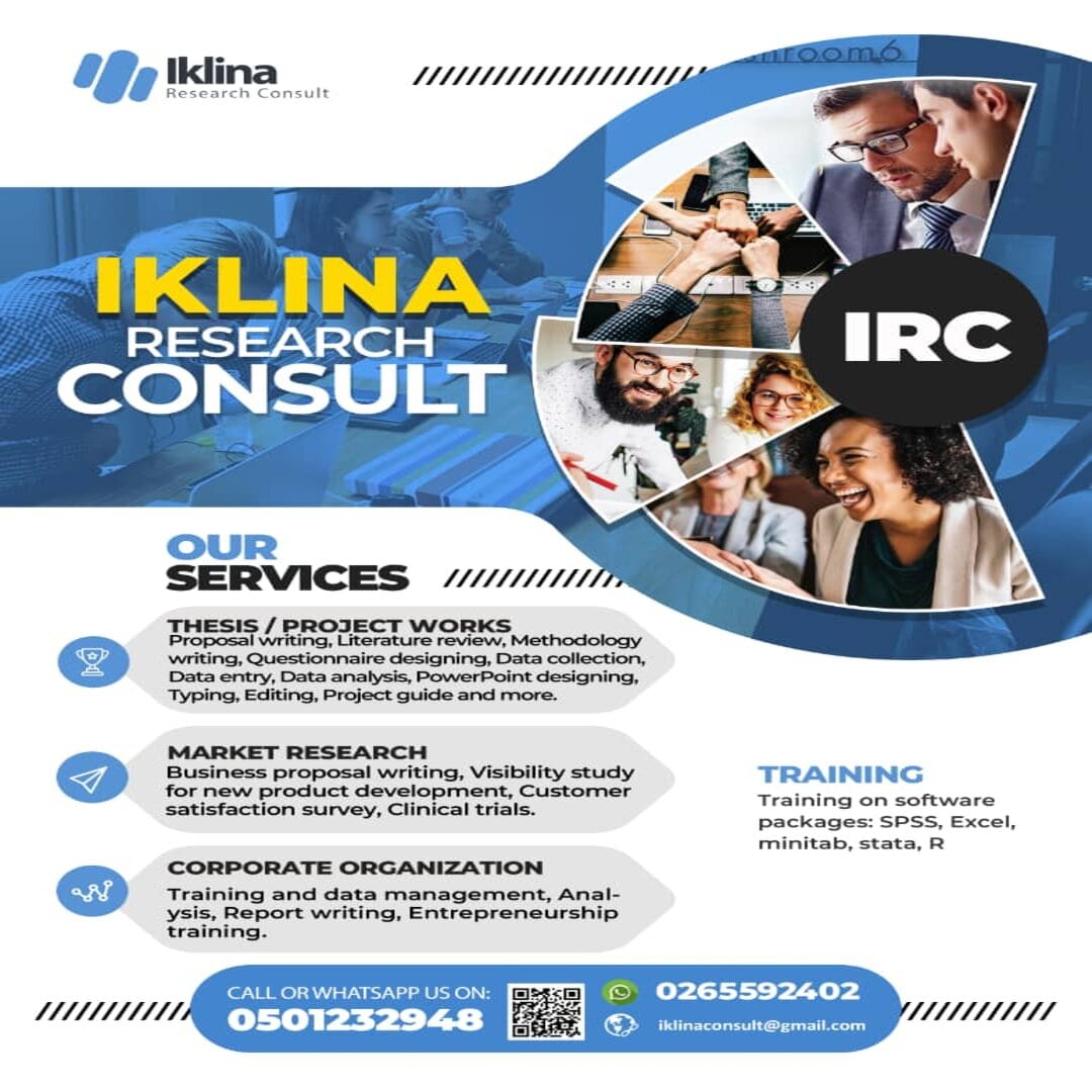 Iklina Research Consult Facebook ad: Are you running out of time to complete…