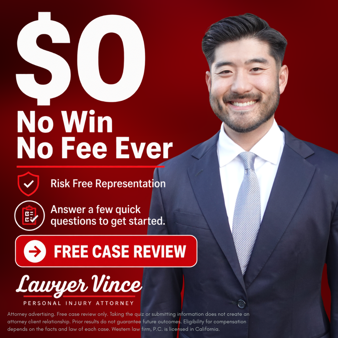 Lawyer Vince Facebook ad: No Win, No Fee