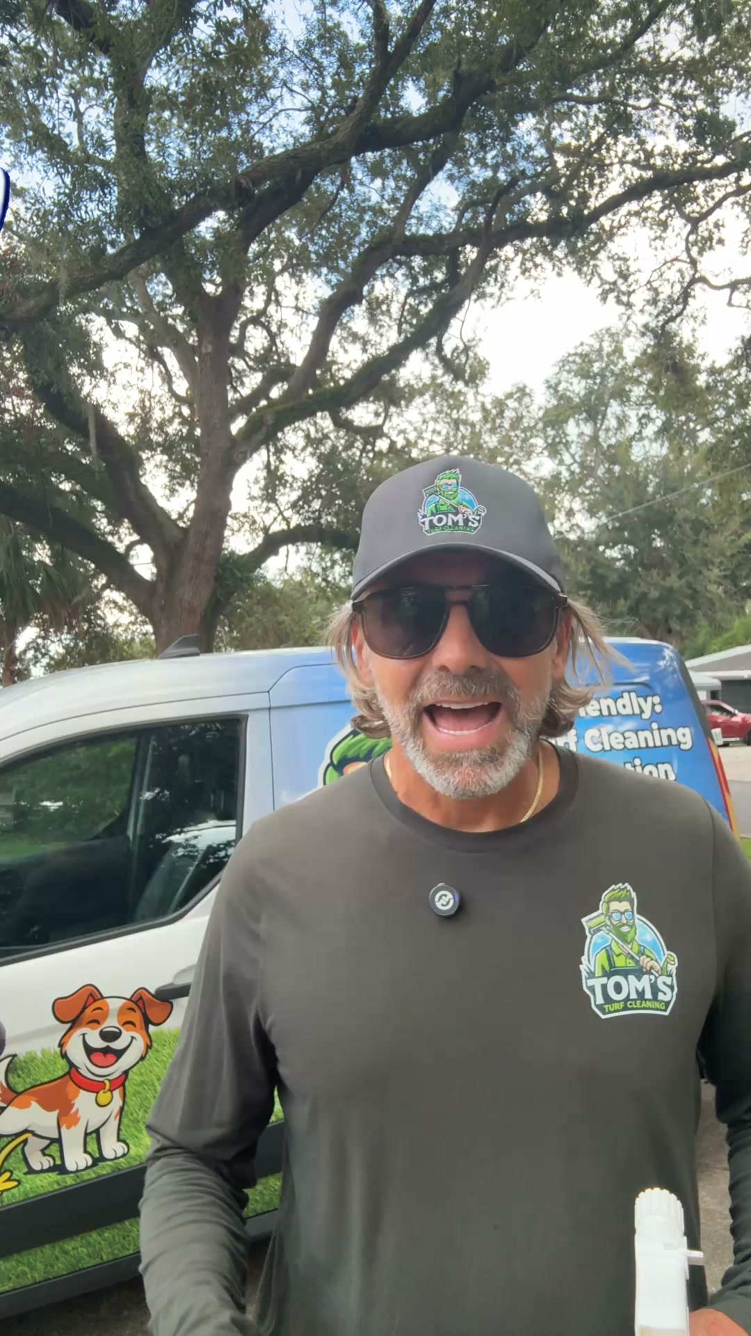 Tom's Turf Cleaning Facebook ad: Florida Turf Cleaning, 50% Off First Cleaning
