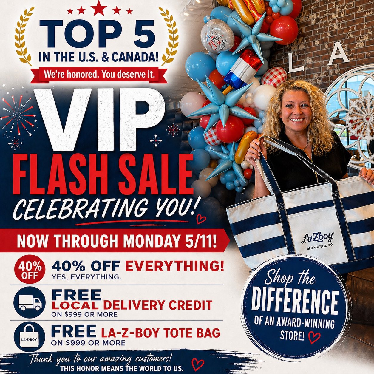 La-Z-Boy of Springfield, MO Facebook ad