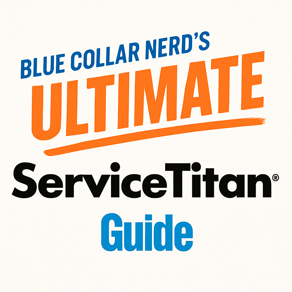 Blue Collar Nerd Facebook ad: Time To Optimize ServiceTitan
