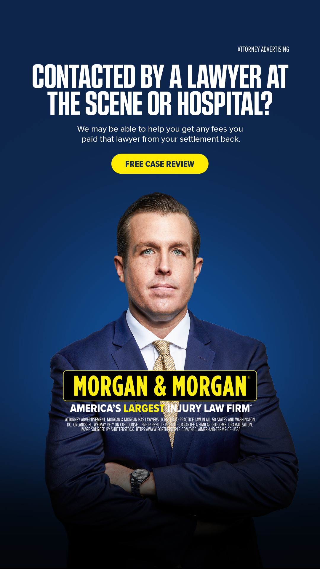 Morgan & Morgan Facebook ad