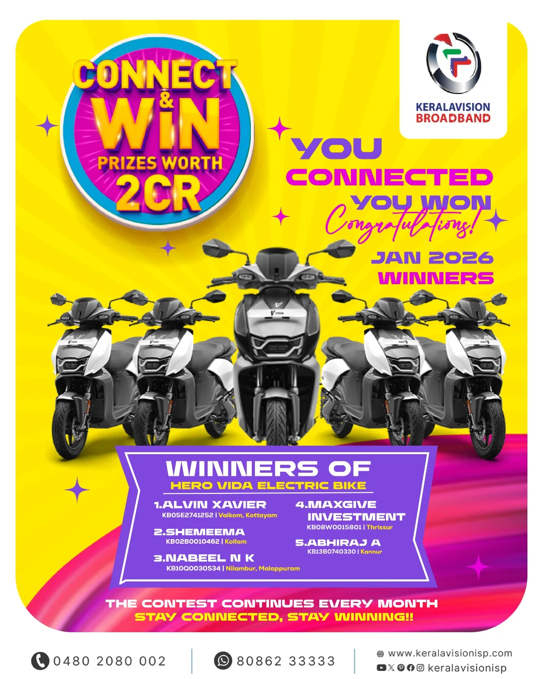 Kerala Vision Broadband Facebook ad