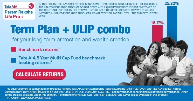 Tata AIA Life Facebook ad