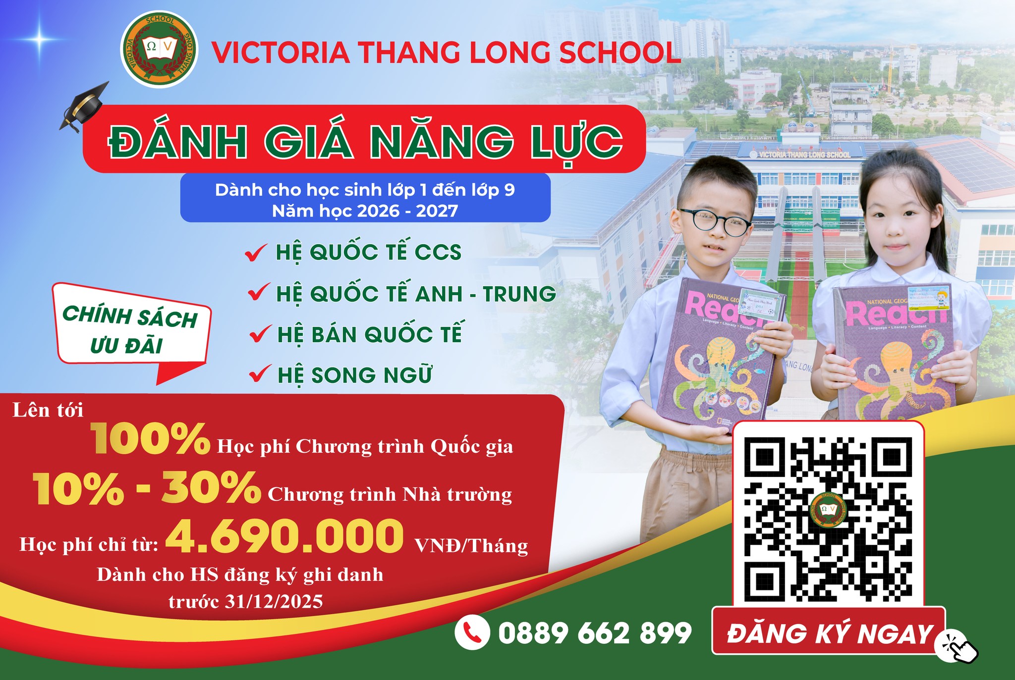 Trường Tiểu học và Trung học cơ sở Victoria Thăng Long Facebook ad: 𝐕𝐈𝐂𝐓𝐎𝐑𝐈𝐀 𝐓𝐇𝐀̆𝐍𝐆 𝐋𝐎𝐍𝐆 𝐒𝐀̆̃𝐍 𝐒𝐀̀𝐍𝐆…