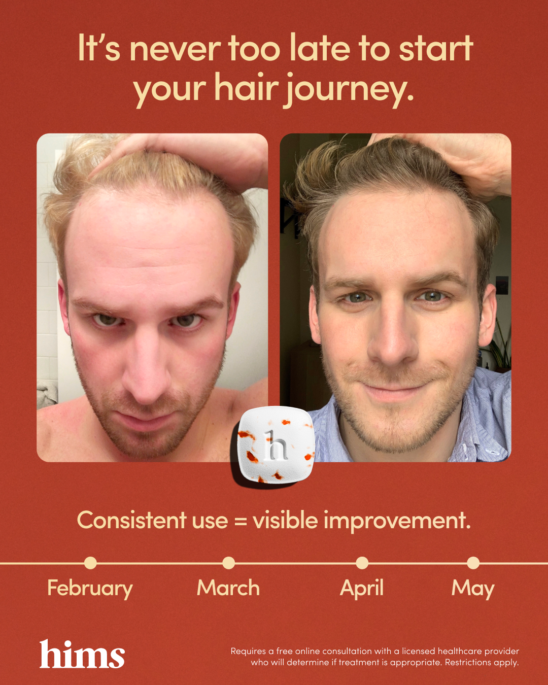 hims Facebook ad