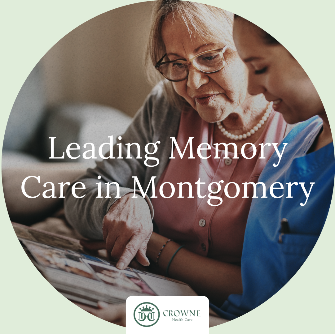 Crowne Health Care of Montgomery Facebook ad from Sep 5, 2025
